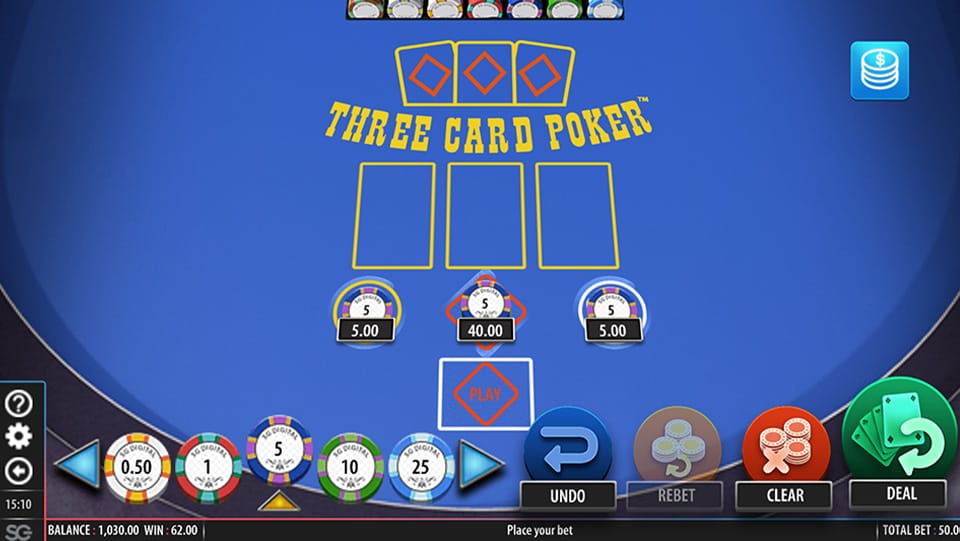 Three Card Poker â Evolution